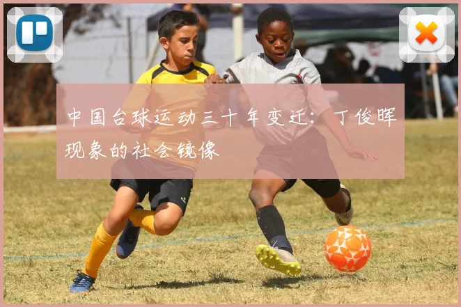 中国台球运动三十年变迁：丁俊晖现象的社会镜像
